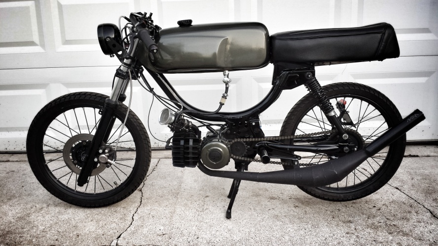 Marty's Garage  Cleaning and Sealing a Moped Gas Tank