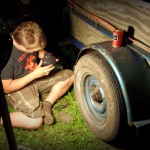 Pre-rally trailer maintenance