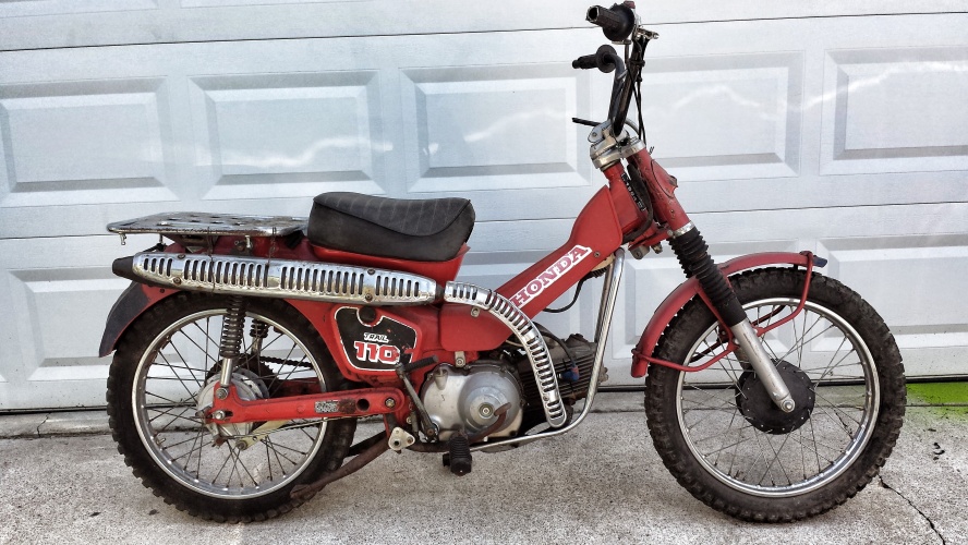 1984 Honda trail 110 #5